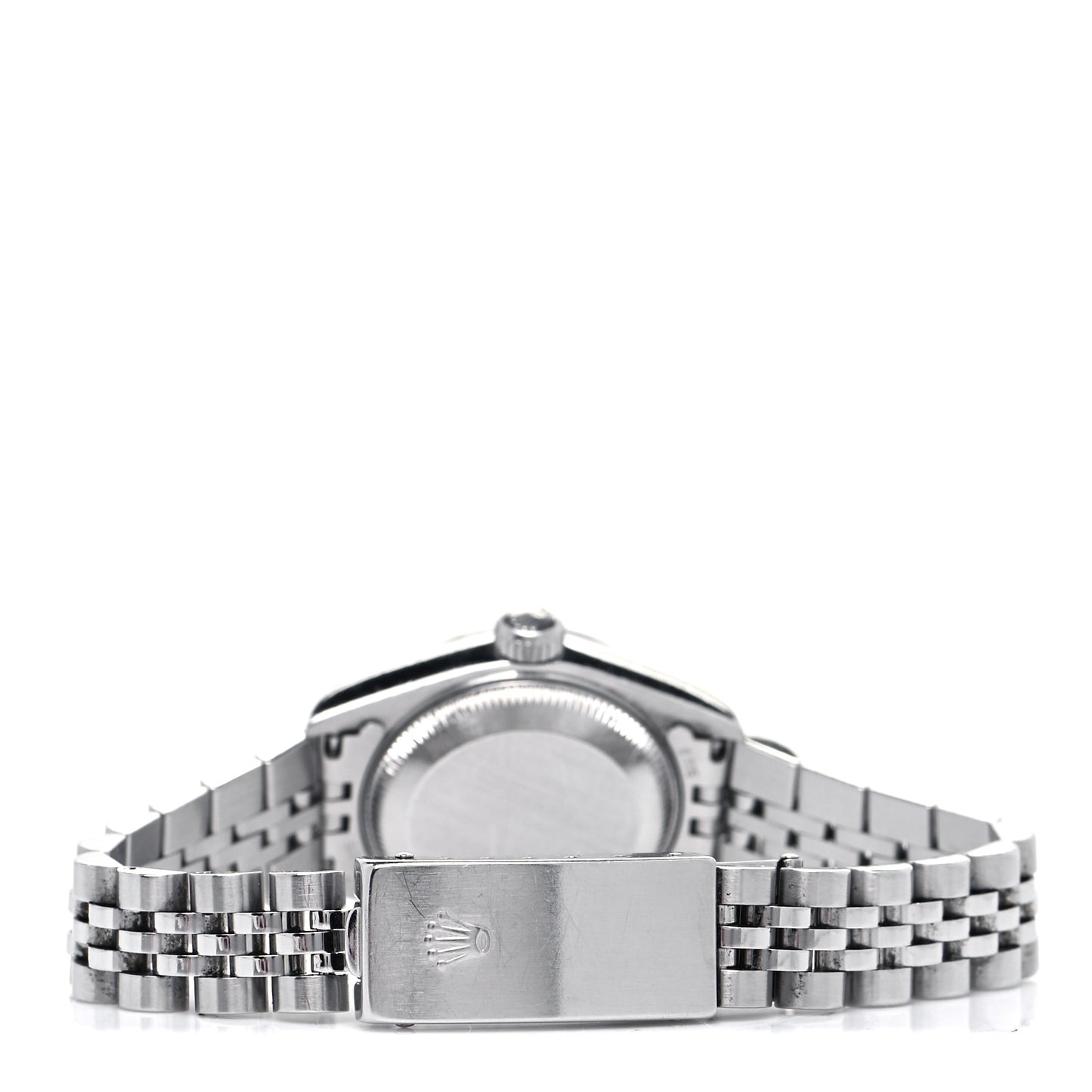 Stainless Steel 18K White Gold Diamond 26mm Oyster Perpetual Datejust Watch Blue Gradient 69174
