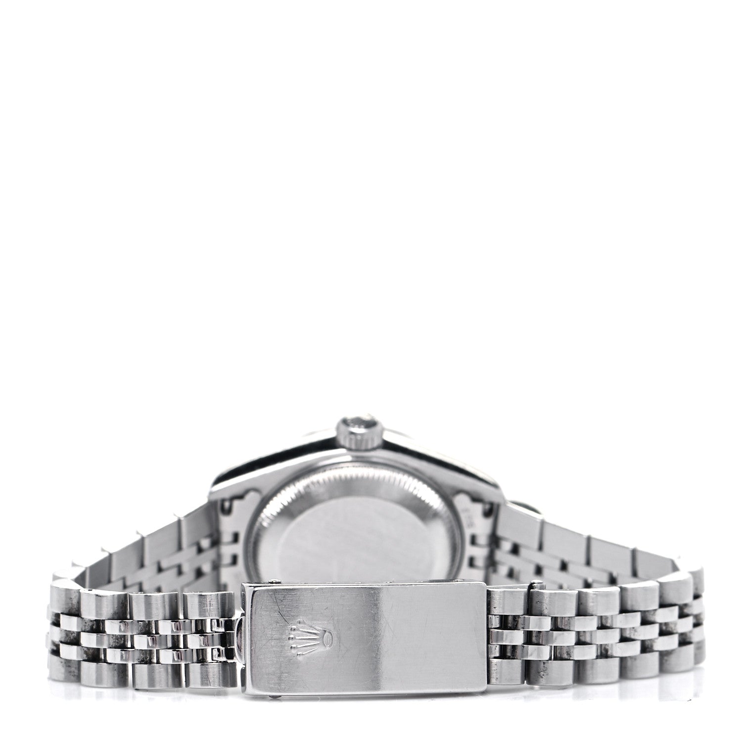 Rolex Stainless Steel 18K White Gold Diamond 26mm Oyster Perpetual Datejust Watch Blue Gradient 69174 3 of 4