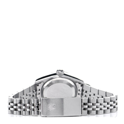 Rolex Stainless Steel 18K White Gold Diamond 26mm Oyster Perpetual Datejust Watch Blue Gradient 69174 3 of 4