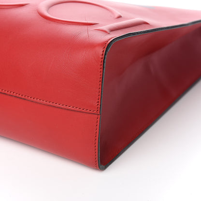 Gucci Calfskin GucciGhost Real Medium XL Tote Hibiscus Red 10 of 11