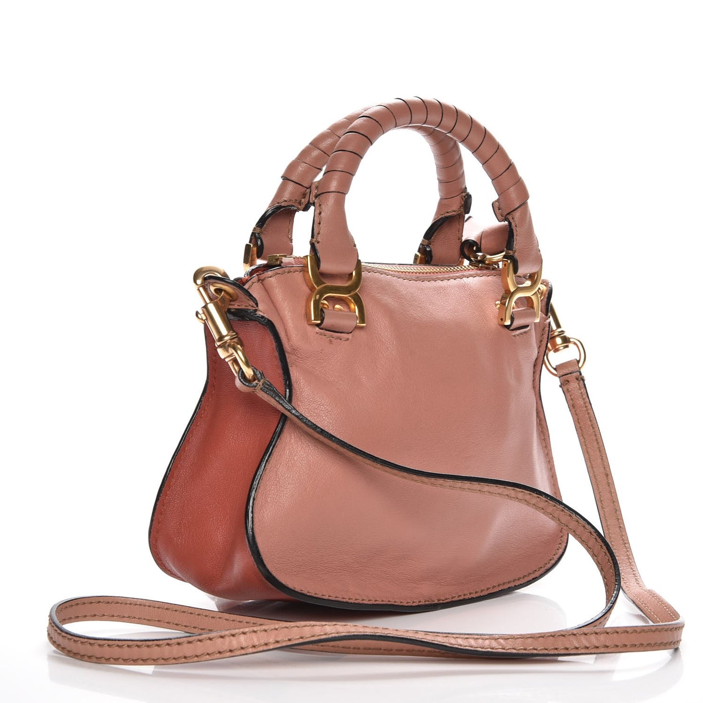 Calfskin Mini Marcie Satchel Waterlily