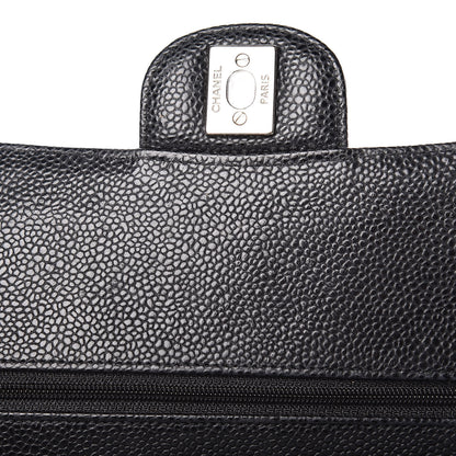 Chanel Caviar Quilted Medium Double Flap Black 10 of 21