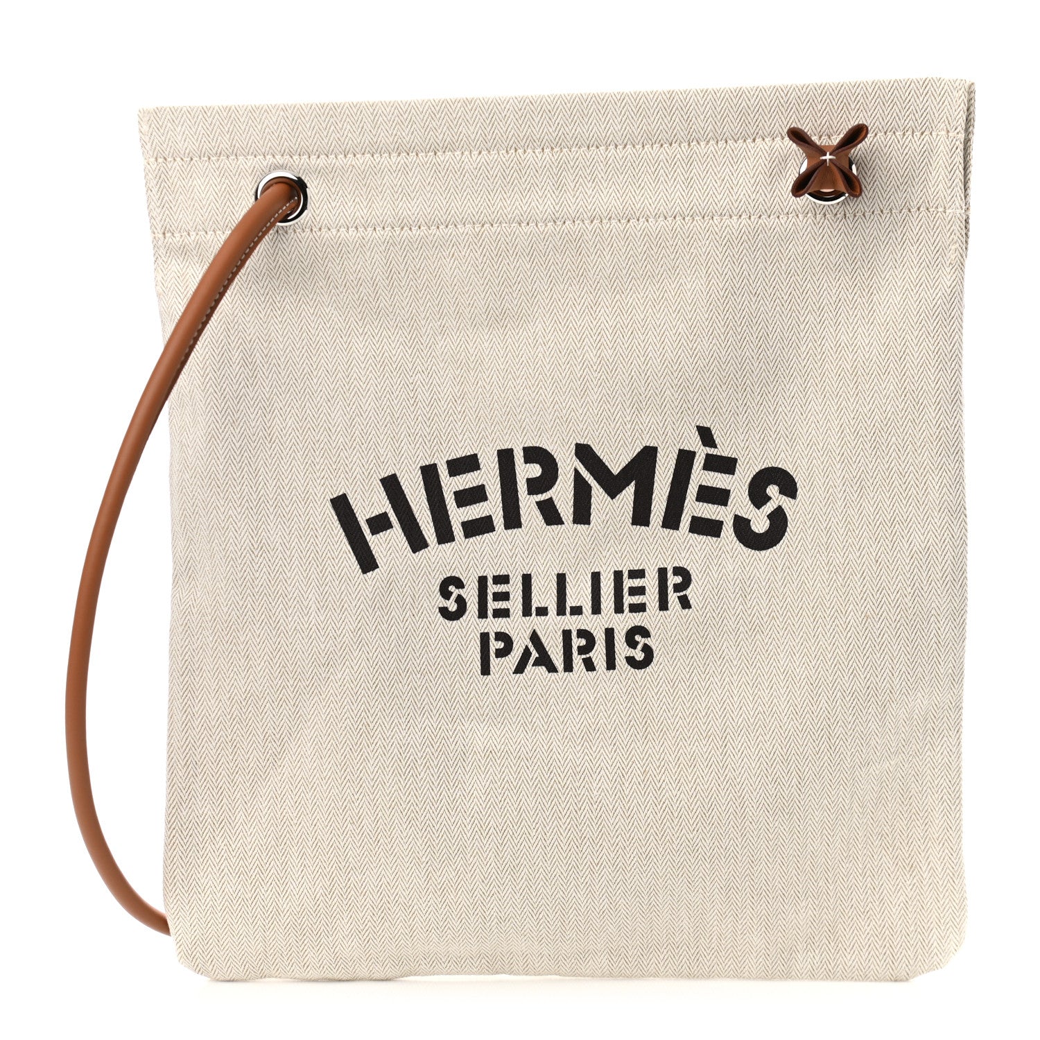 Hermes Canvas Swift Aline Grooming Bag Gold 1 of 10