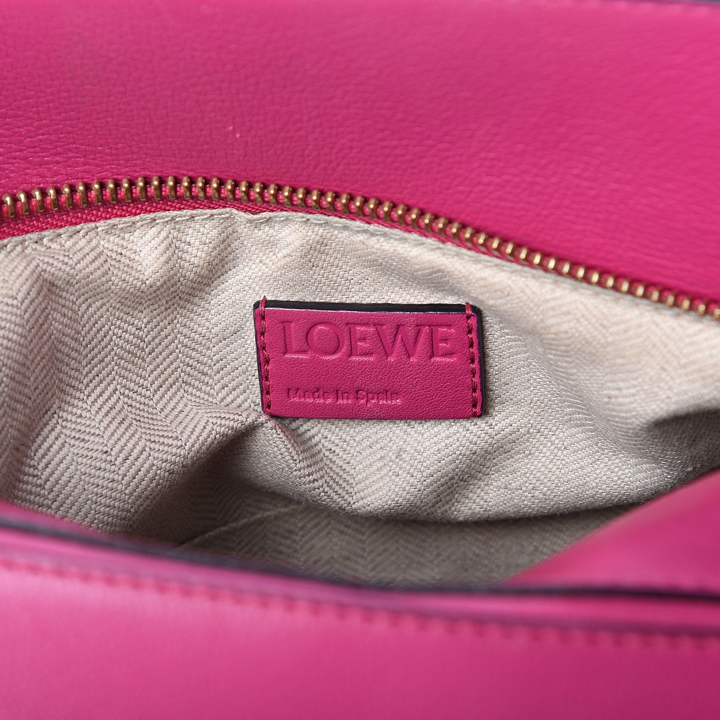 Calfskin Small Puzzle Bag Fuchsia