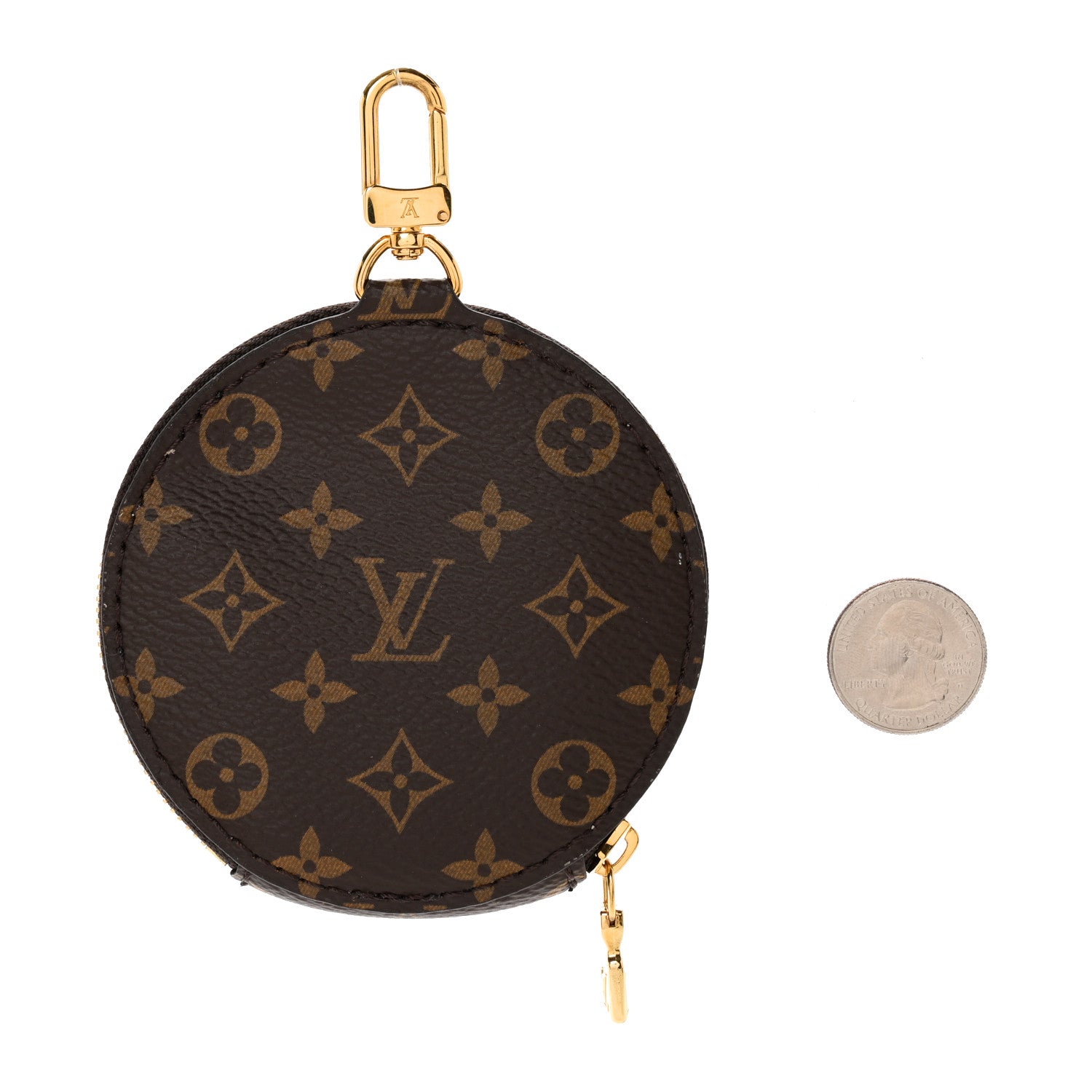 Louis Vuitton Monogram Multi Pochette Accessories Round Coin Purse 2 of 8