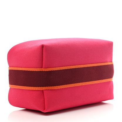 Hermes Canvas Small Bride-A-Brac Pouch Hibiscus 4 of 6