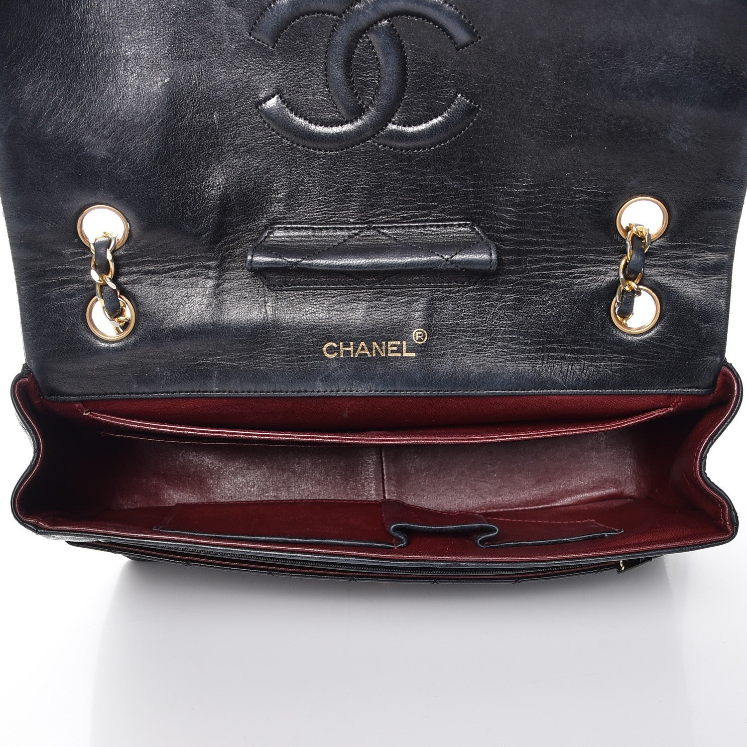 Chanel Lambskin Medium Single Flap Black 6 of 11