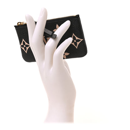 Louis Vuitton Empreinte Monogram Giant Key Pouch Black Beige 2 of 6