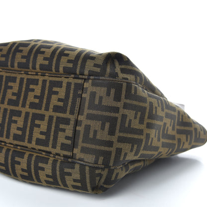 Fendi Zucca Vitello Artic Medium Shopping Tote Tobacco Castagna 10 of 10