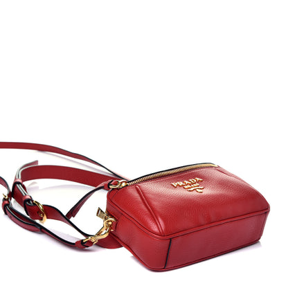 Prada Vitello Daino Belt Bag Rosso 5 of 10
