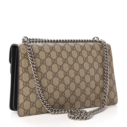 Gucci GG Supreme Monogram Small Dionysus Shoulder Bag Black 3 of 10