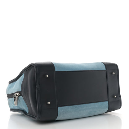 Loewe Suede Calfskin Amazona Blue Black 4 of 19