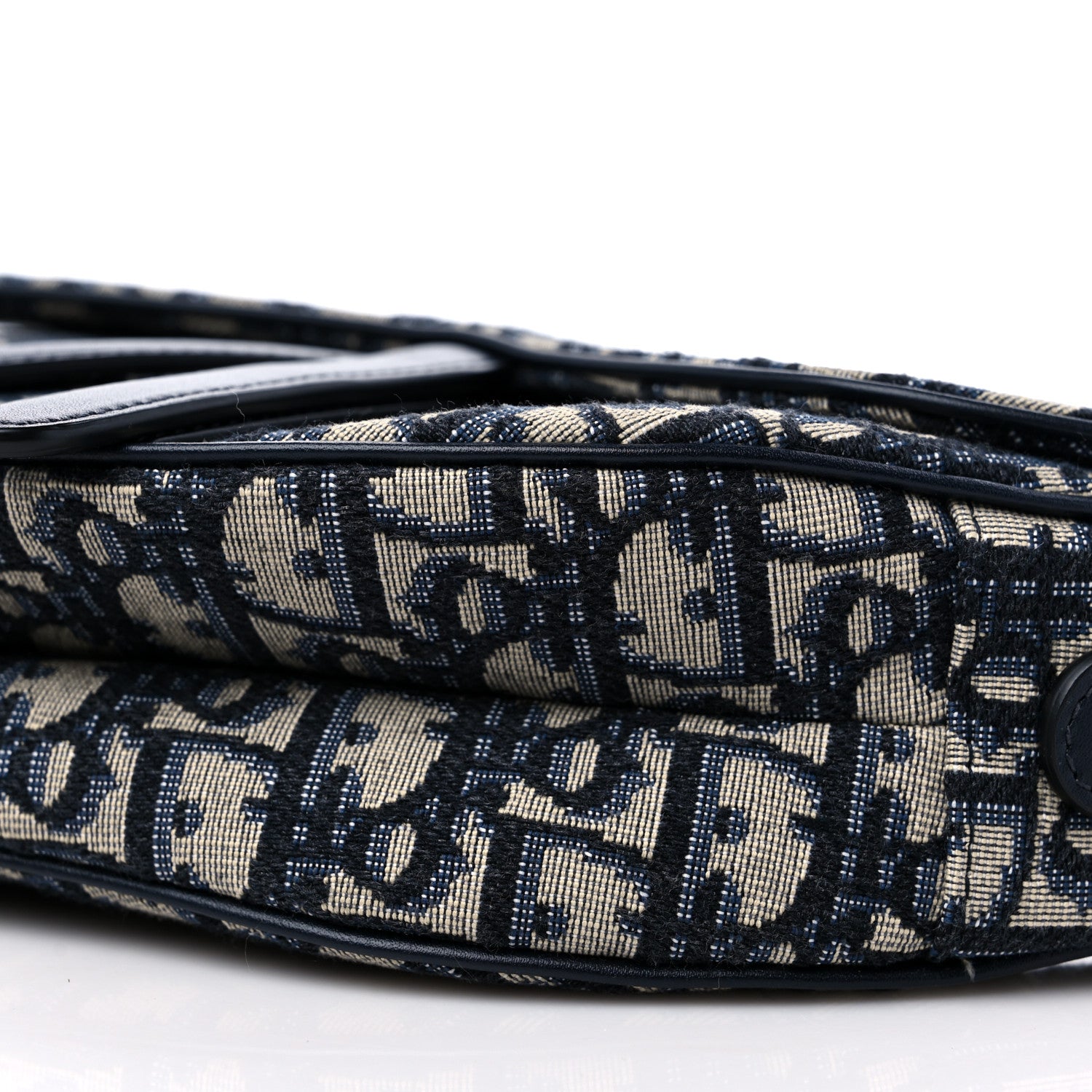 Christian Dior Oblique Saddle Bag Blue 9 of 10