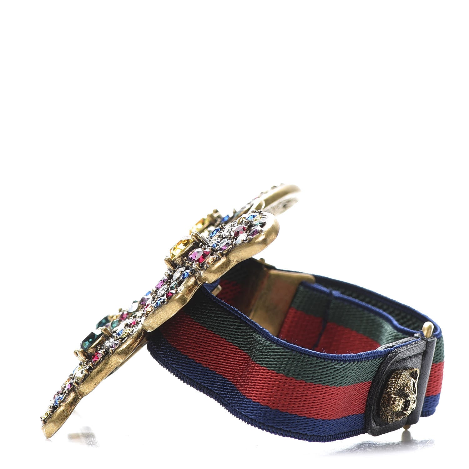 Gucci Web Crystal Butterfly Bracelet Multicolor 3 of 6