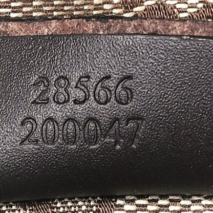 Gucci GG Monogram Double Pocket Belt Bag Dark Brown 7 of 14