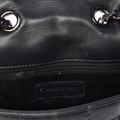 Chanel Lambskin Vertical Stitched Mini Flap Black 17 of 25