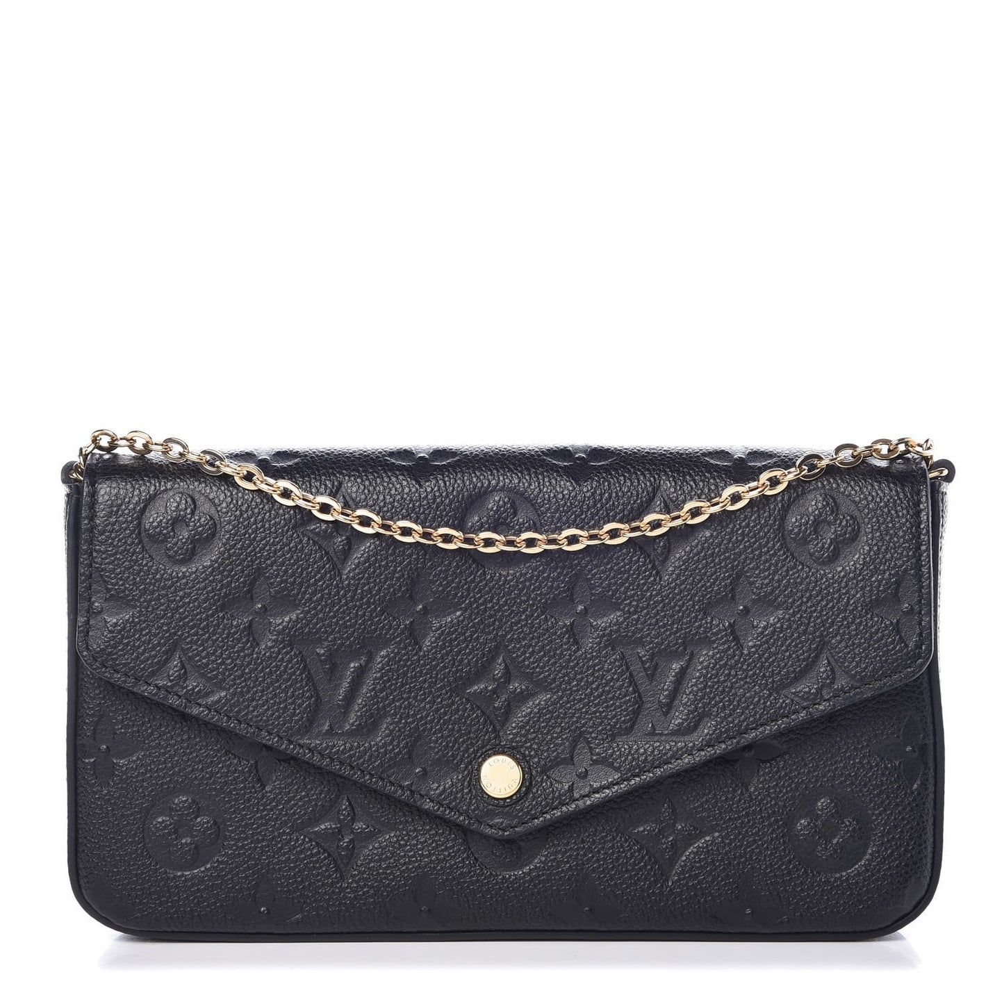 Empreinte Pochette Felicie Chain Wallet Black