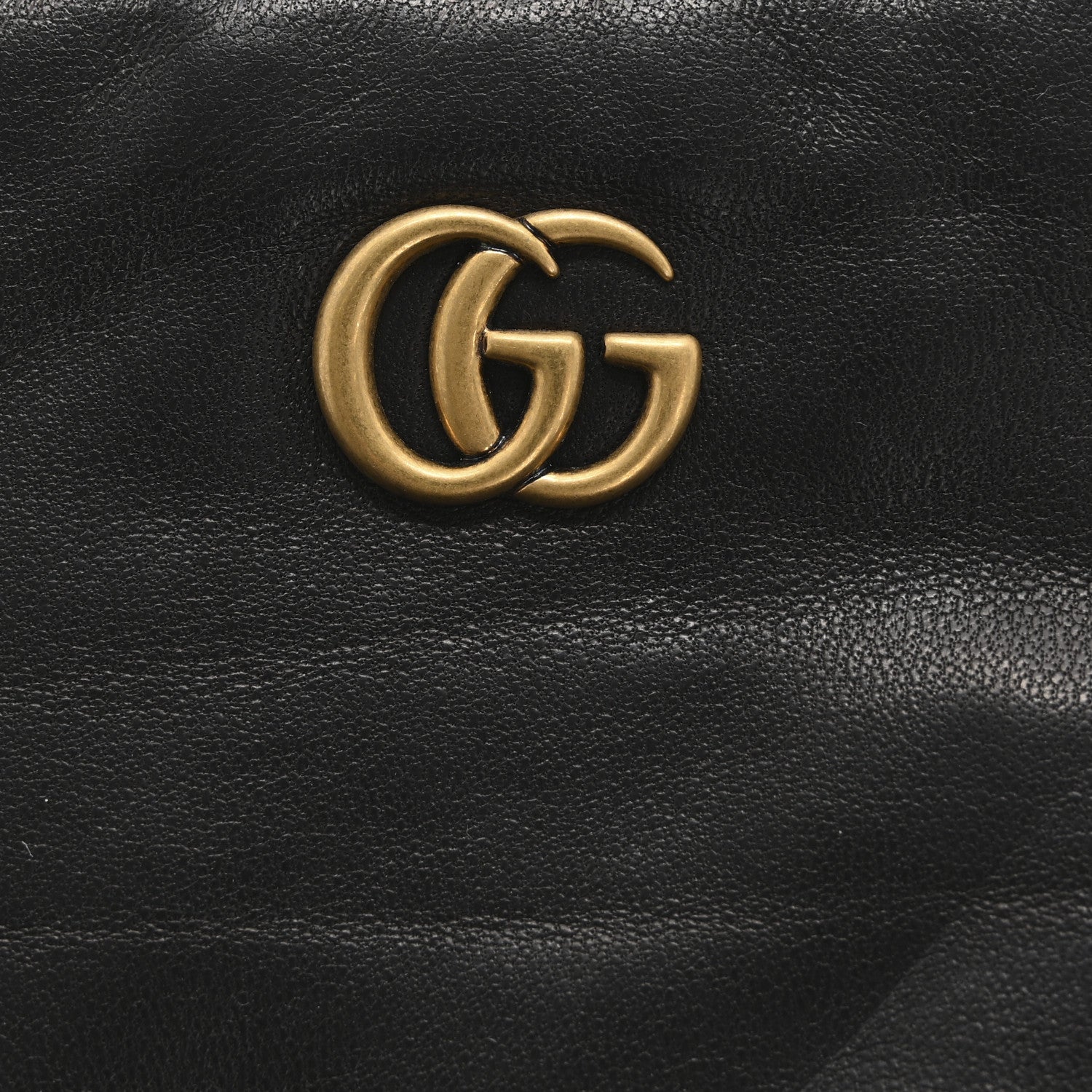 Gucci Nappa Lambskin Maya GG Gloves 6.5 Black 6 of 10