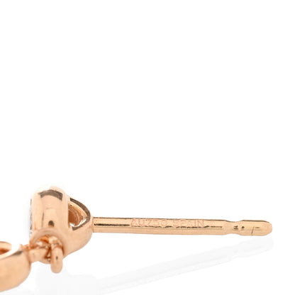 Tiffany 18K Rose Gold Elsa Peretti .47ctw Diamonds by the Yard 5 Drop Earrings 4 of 4