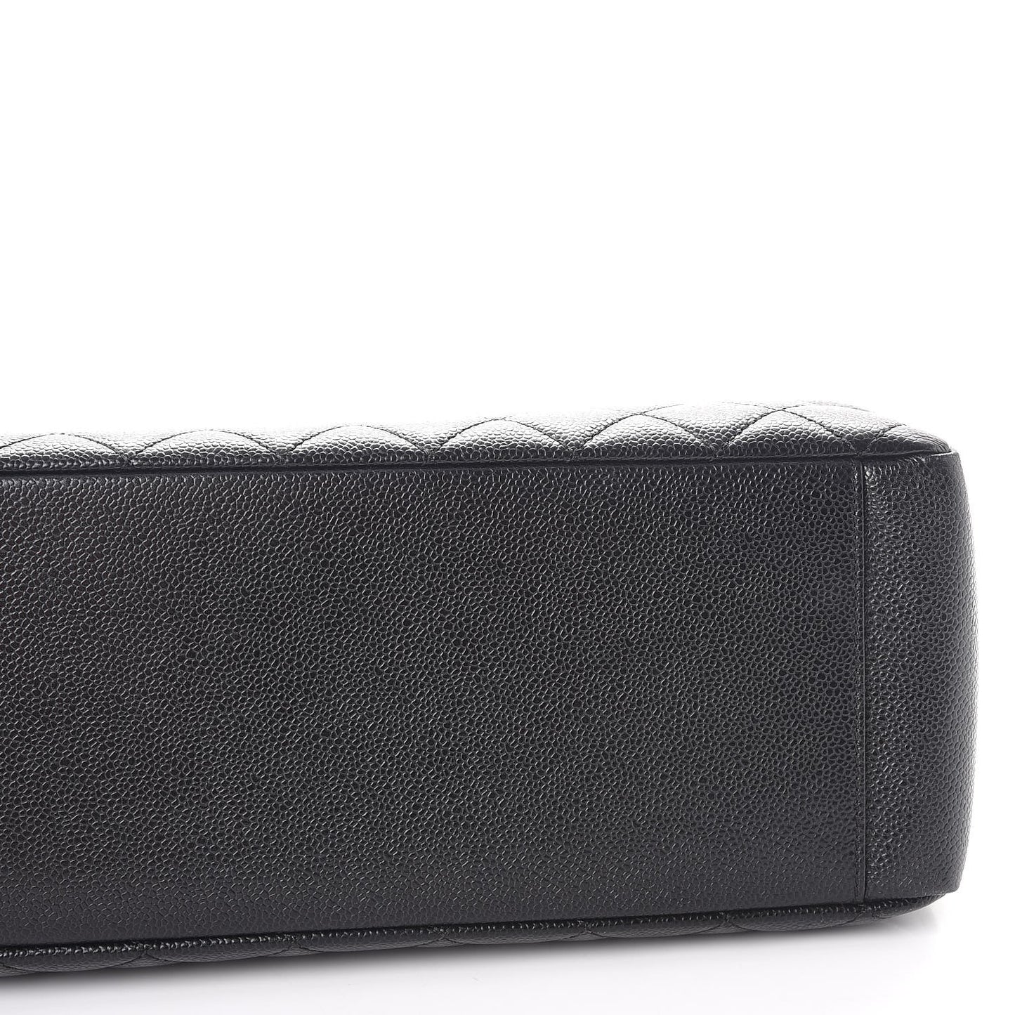 Caviar Quilted Grand Shopping Tote GST Black
