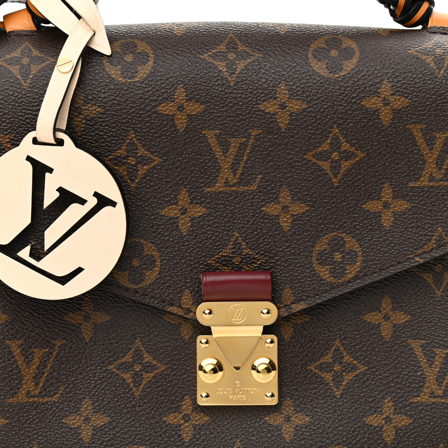 Monogram Braided Pochette Metis Safran