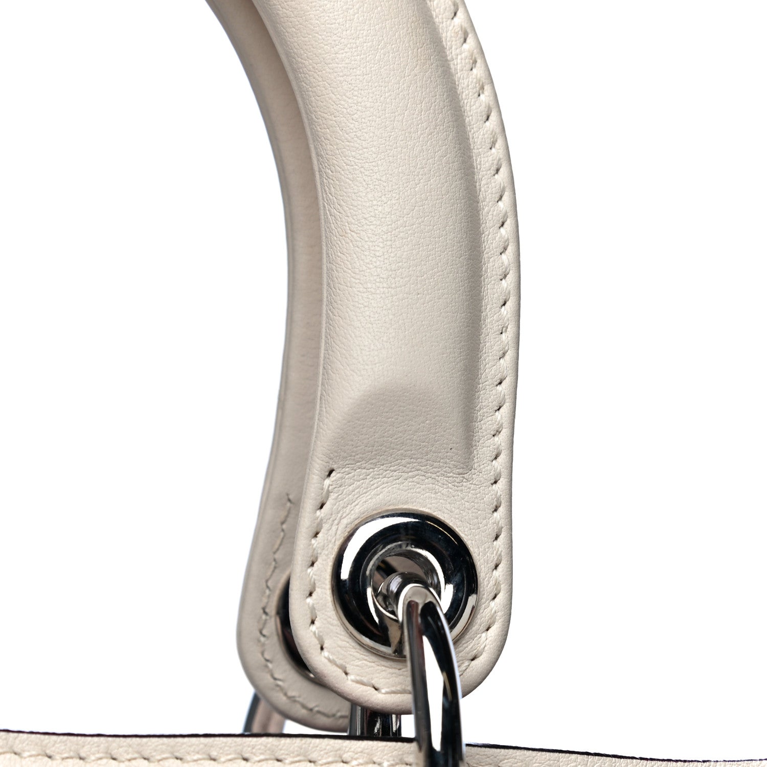 Christian Dior Smooth Calfskin Large Diorissimo Tote Beige 10 of 17