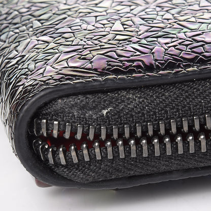 Christian Louboutin Metallic Patent Spikes Panettone Coin Purse Black Multicolor Metal 9 of 9