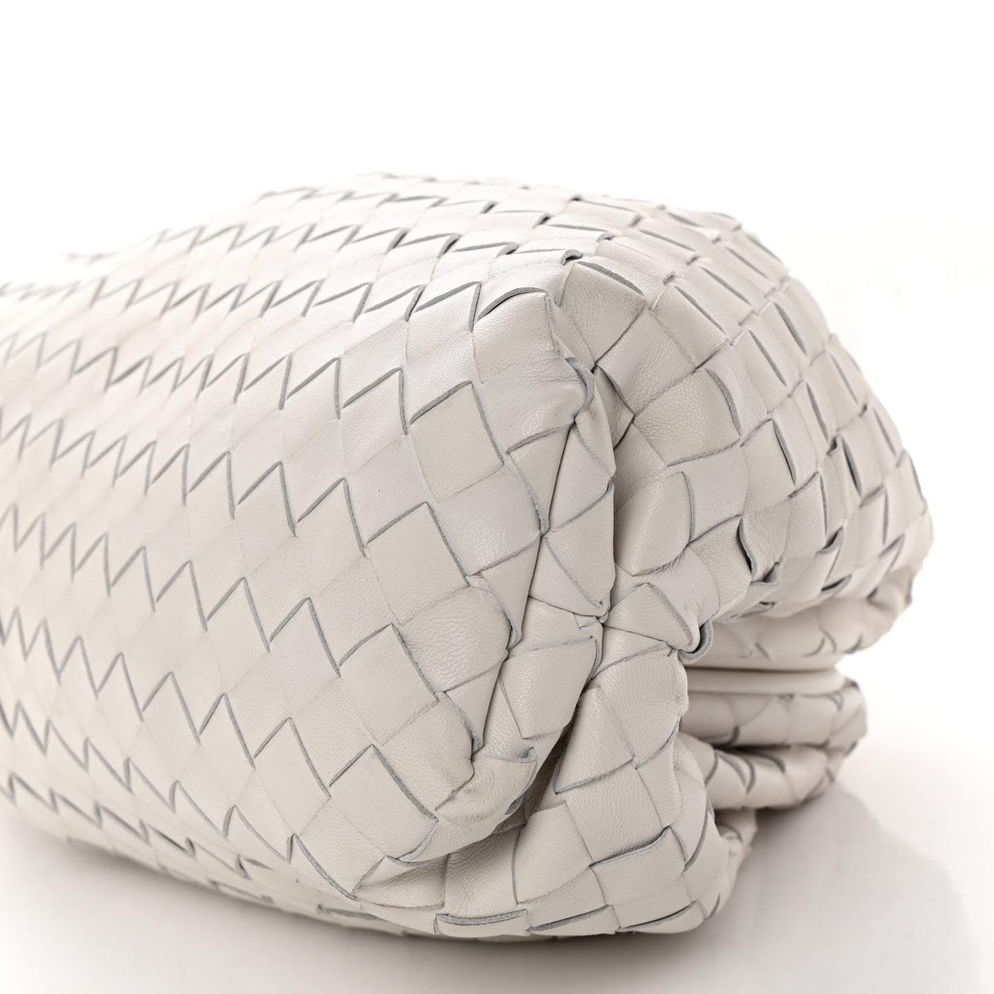 Nappa Maxi Intreccio The Pouch Oversized Clutch Plaster