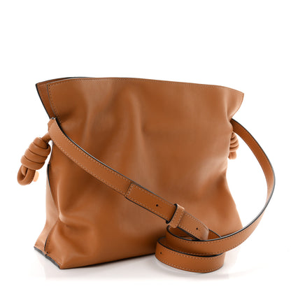 Loewe Nappa Calfskin Medium Flamenco Knot Clutch Warm Desert 3 of 11