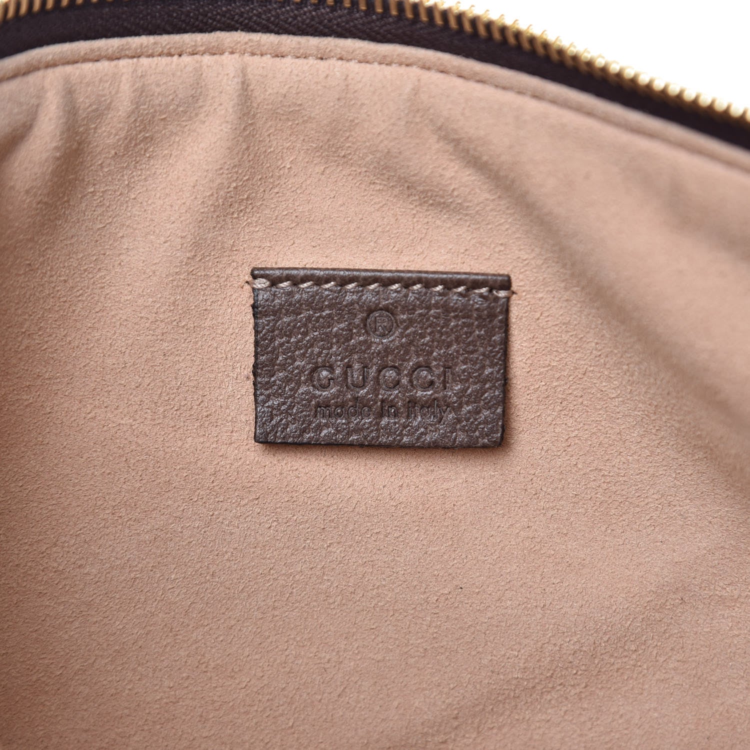 Gucci GG Supreme Monogram Large Ophidia Pouch Clutch Brown 6 of 8