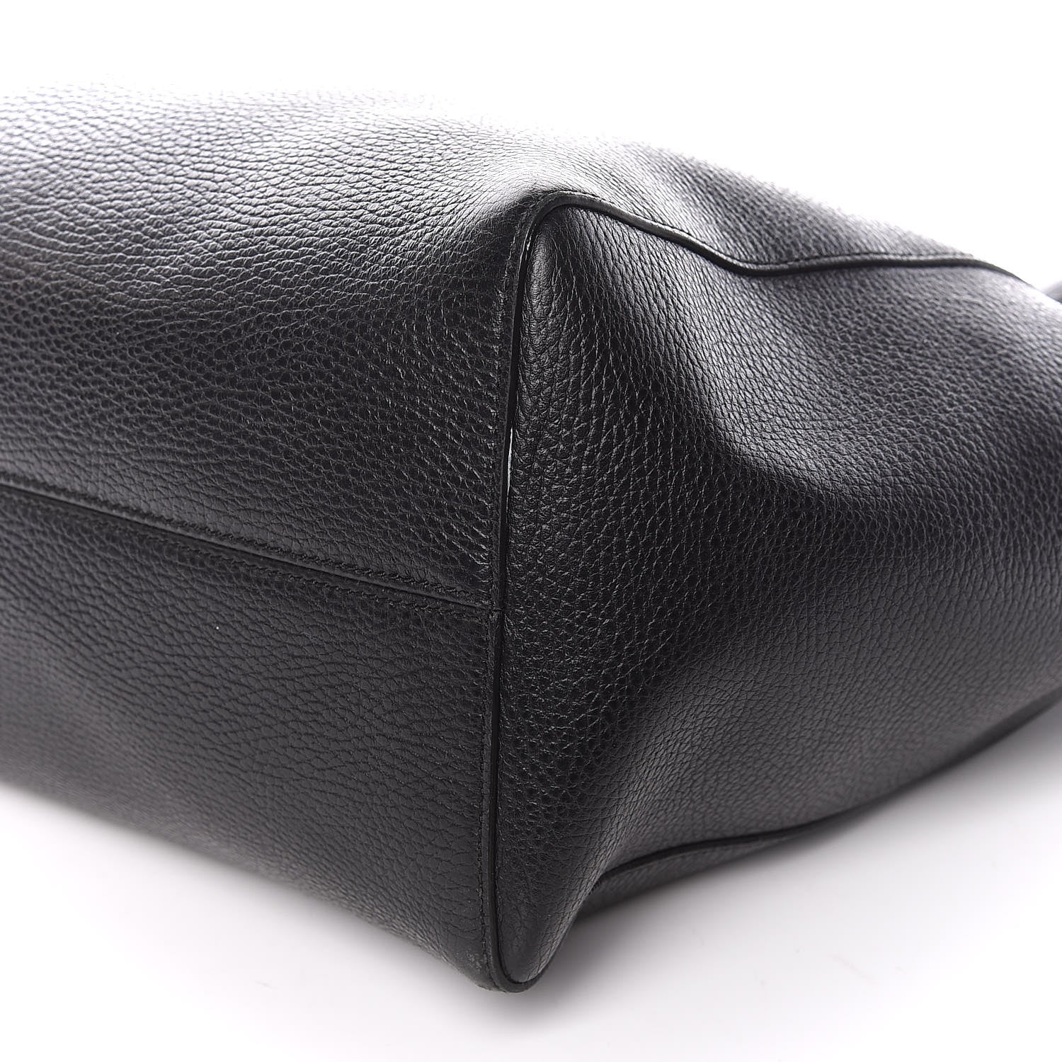 Gucci Pebbled Calfskin Medium Swing Tote Black 12 of 15