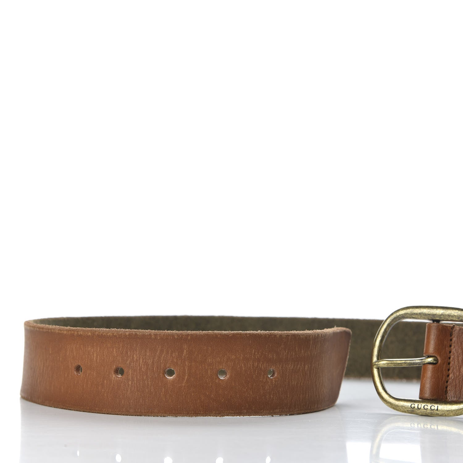 Gucci Faded Calfskin Belt 90 36 Cuoio 4 of 4