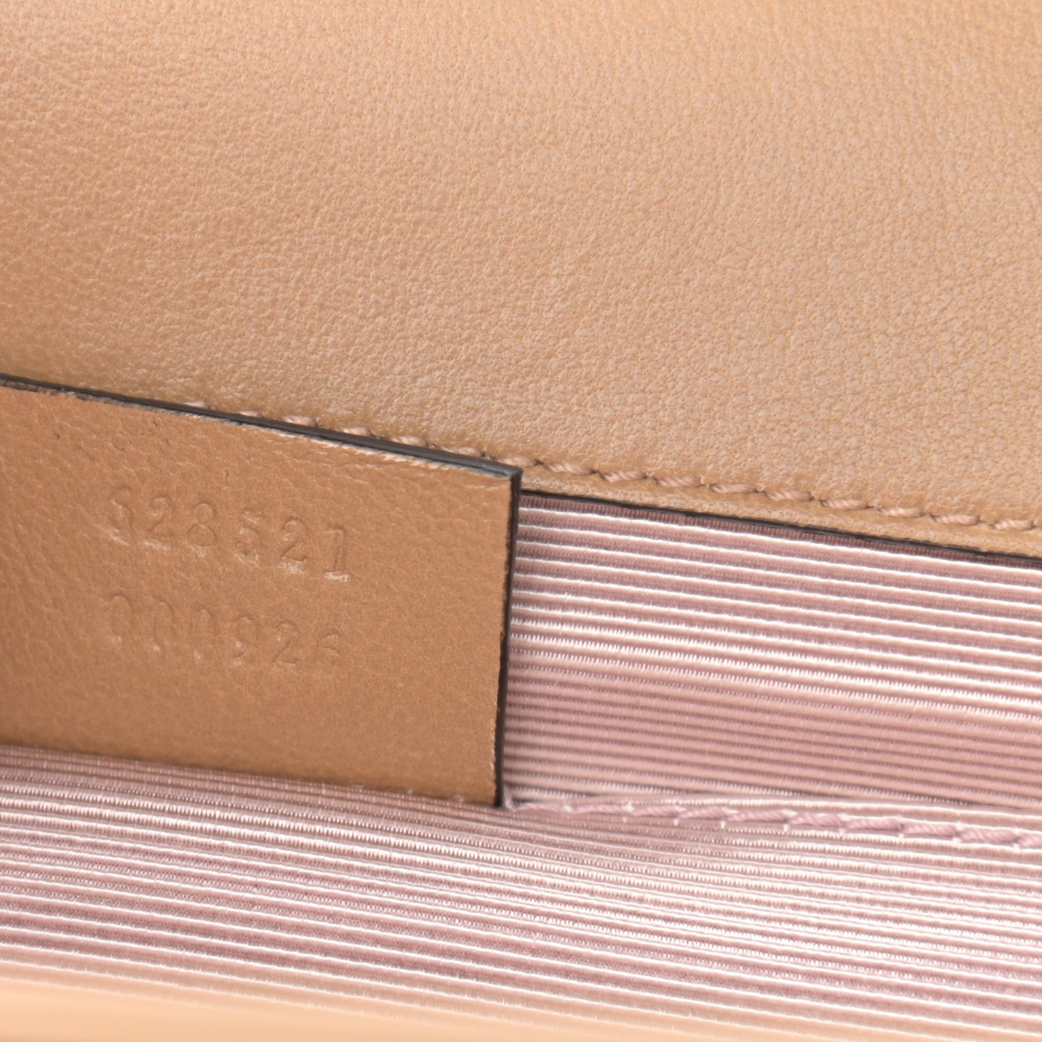 Gucci Lambskin Linea Matisse Shoulder Bag Natural Tan 6 of 11