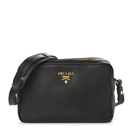 Prada Vitello Phenix Camera Bag Black 1 of 9