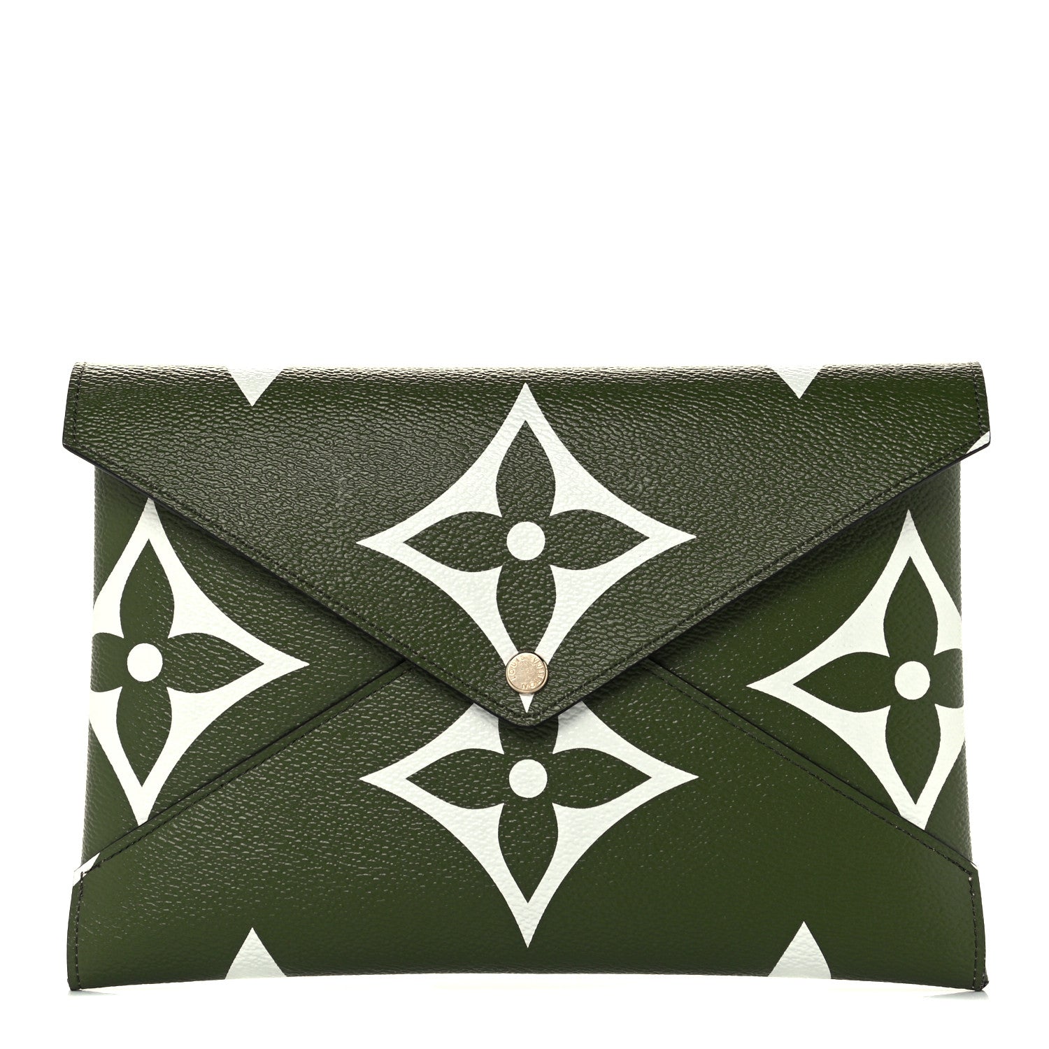 Louis Vuitton Monogram Giant Large Kirigami Pochette Kaki 1 of 8
