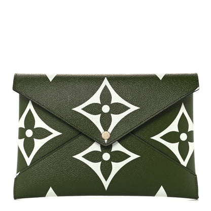 Louis Vuitton Monogram Giant Large Kirigami Pochette Kaki 1 of 8