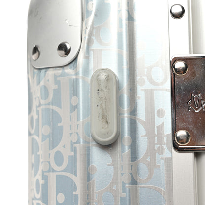Christian Dior X RIMOWA Aluminum Gradient Cabin Luggage Blue Multi 12 of 16