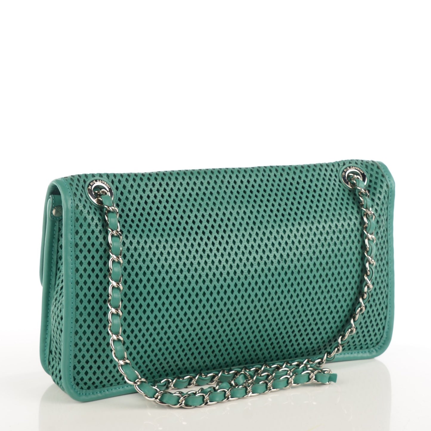 Perforated Calfskin Up In The Air Flap