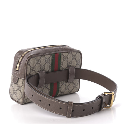 Gucci GG Supreme Monogram Web Small Ophidia Belt Bag 75 30 Dark Brown 3 of 10