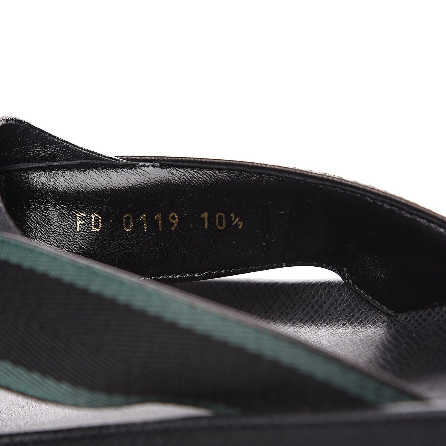Louis Vuitton Taiga Mens Thong Sandals 10.5 Navy 8 of 8