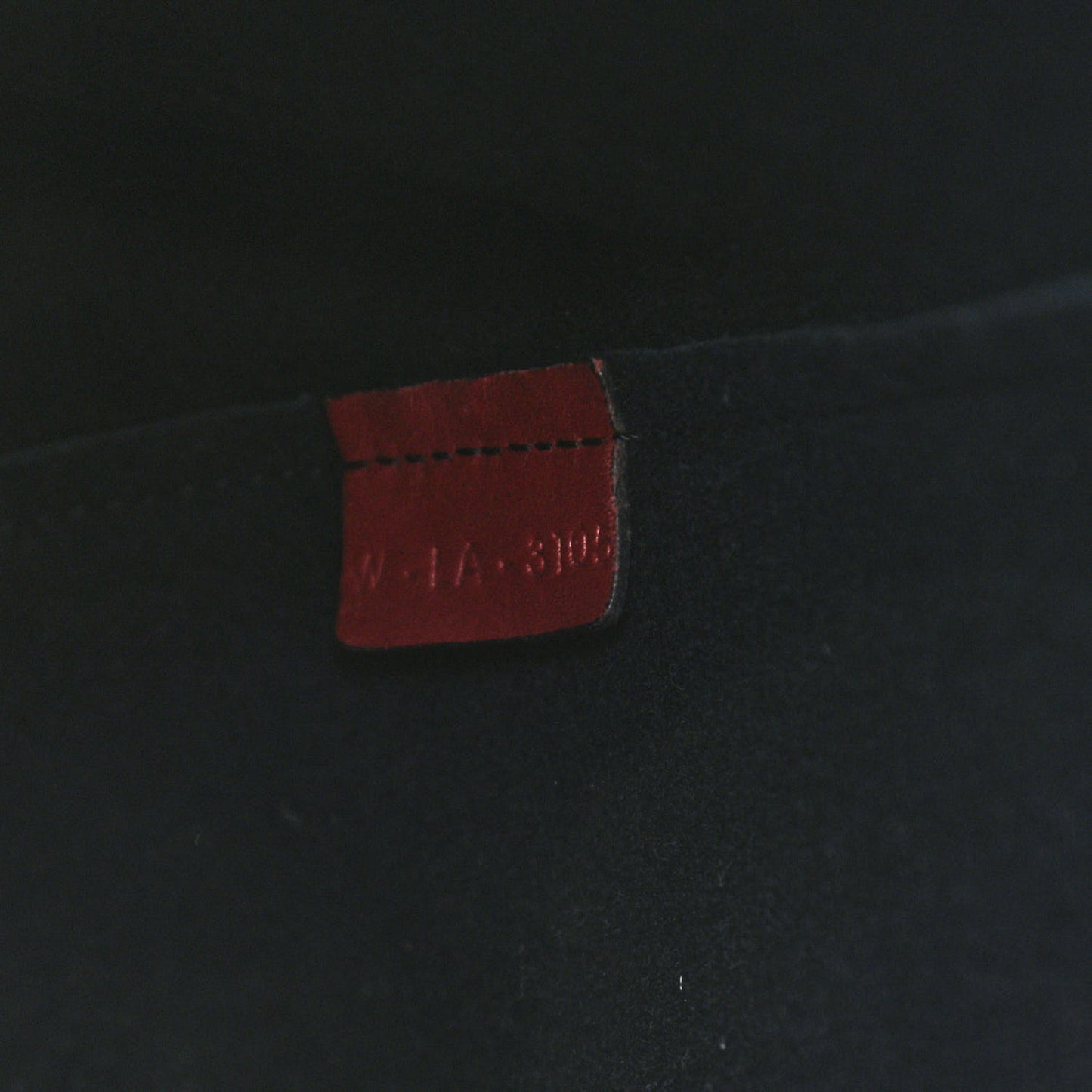 Shiny Smooth Calfskin Small Twisted Cabas Dark Ruby Navy