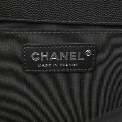 Chanel Caviar Quilted Medium Boy Flap Black 6 of 10