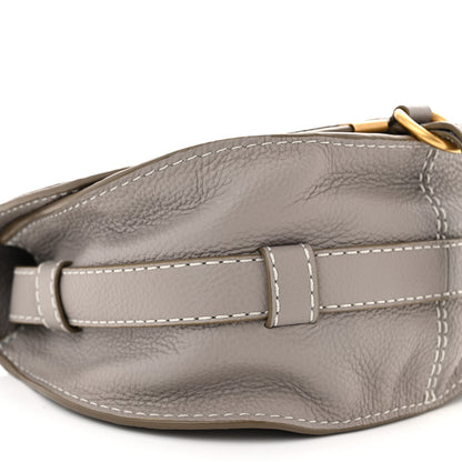 Chloe Calfskin Mini Marcie Round Crossbody Bag Cashmere Grey 11 of 12