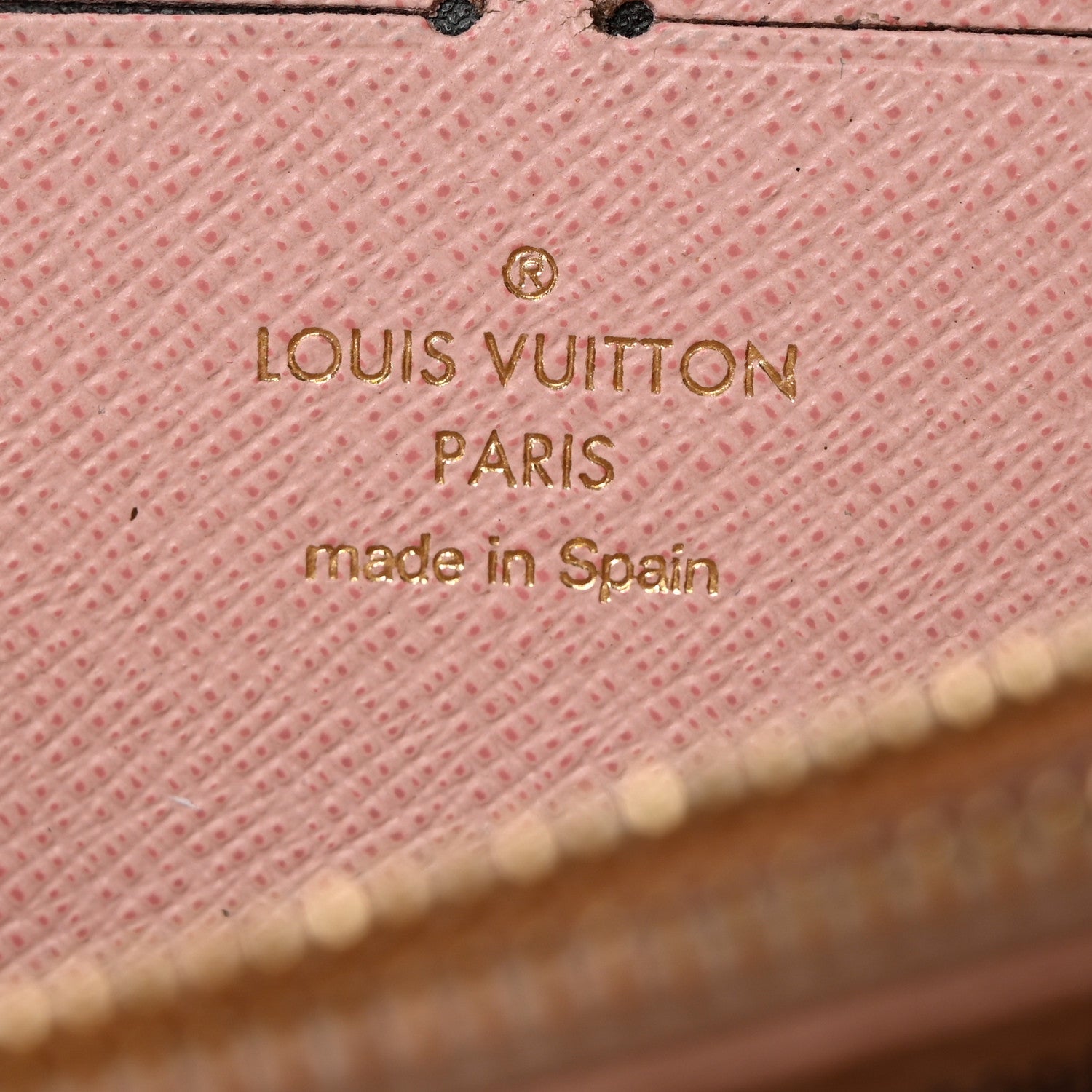 Louis Vuitton Damier Azur Studded Clemence Wallet Rose Ballerine 7 of 8