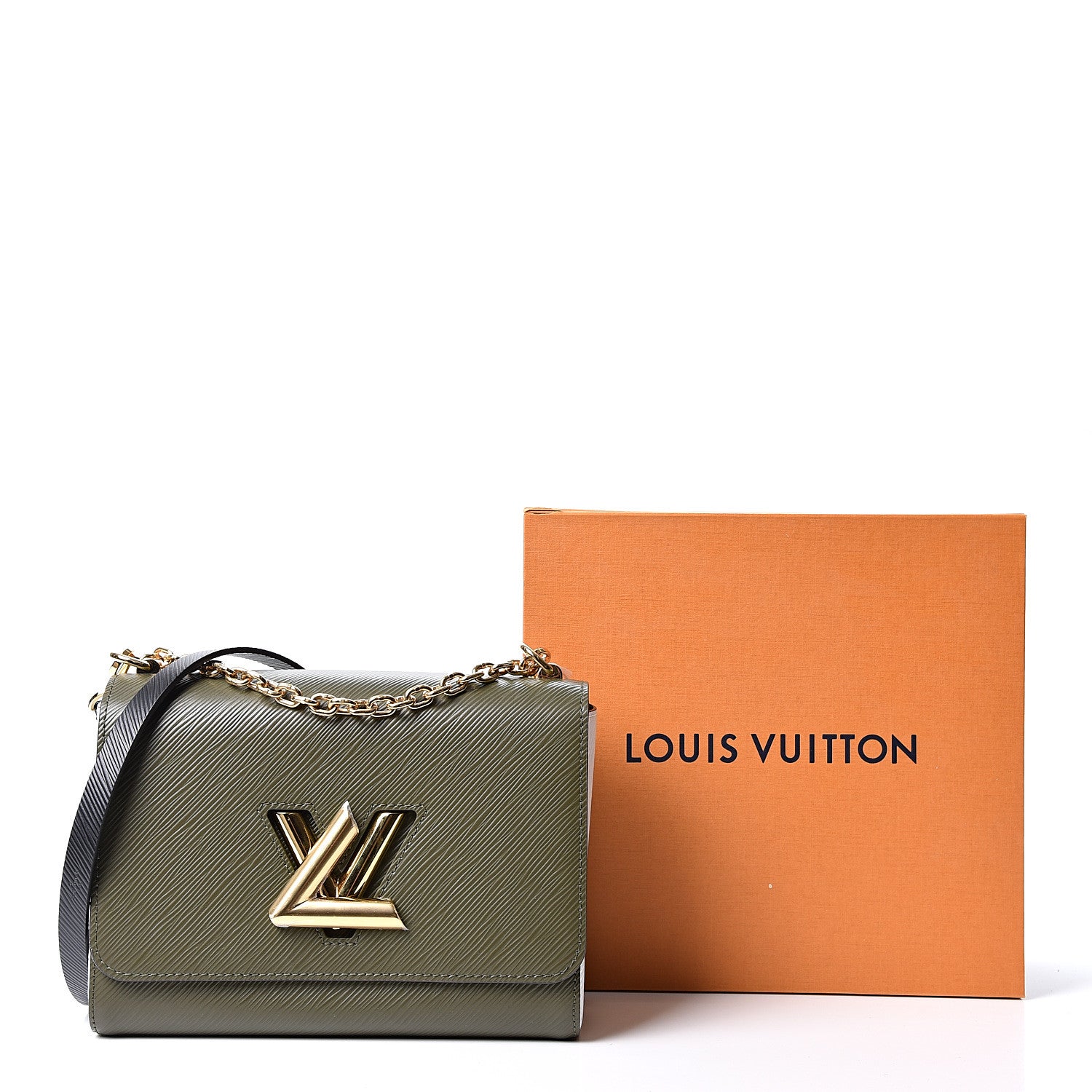 Louis Vuitton Epi Twist Shoulder Bag MM Kaki 10 of 10