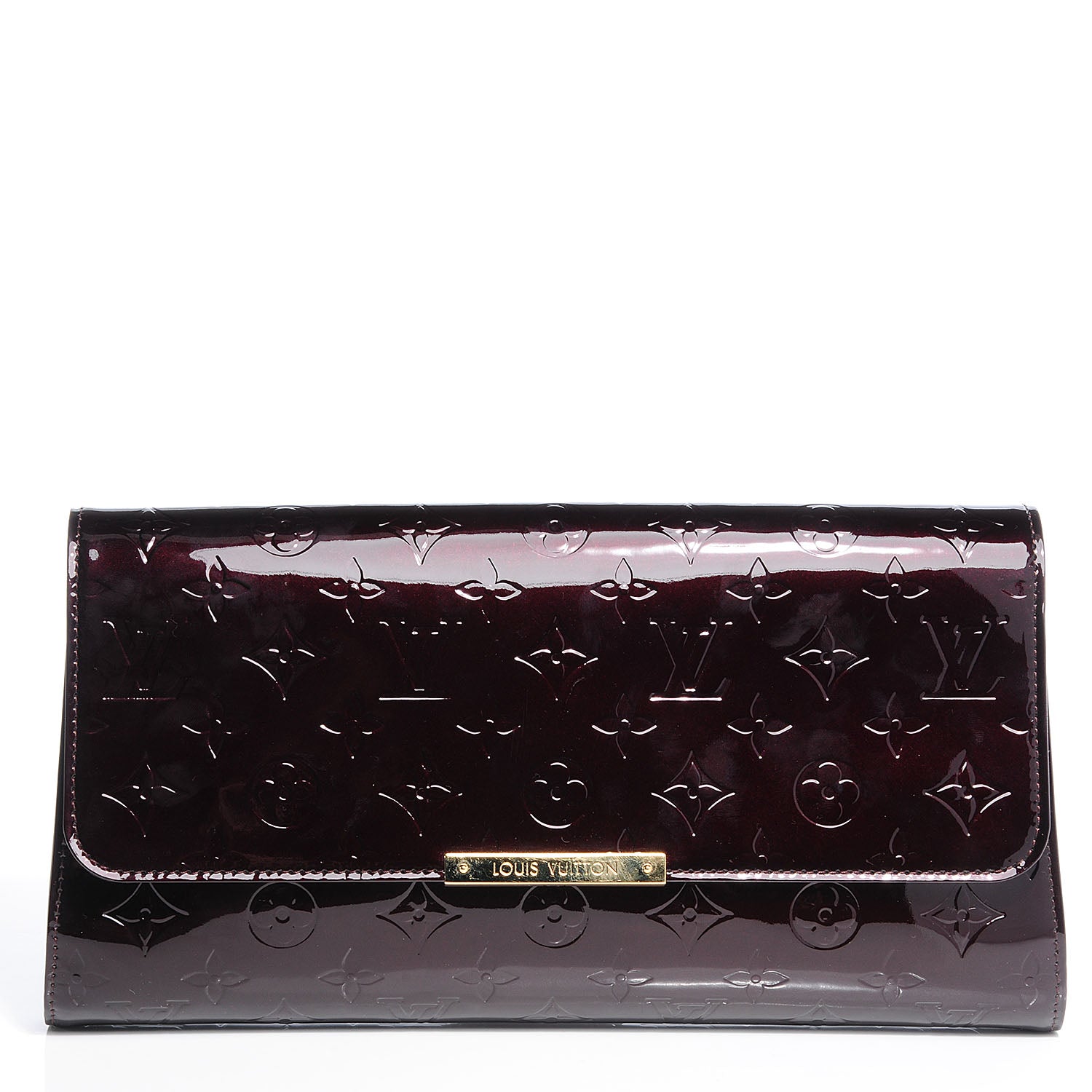 Louis Vuitton Vernis Robertson Clutch Amarante 1 of 9