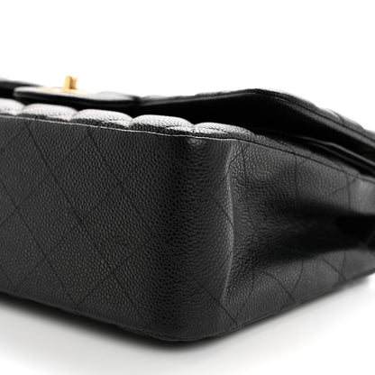 Chanel Caviar Quilted Jumbo Double Flap Black 10 of 10