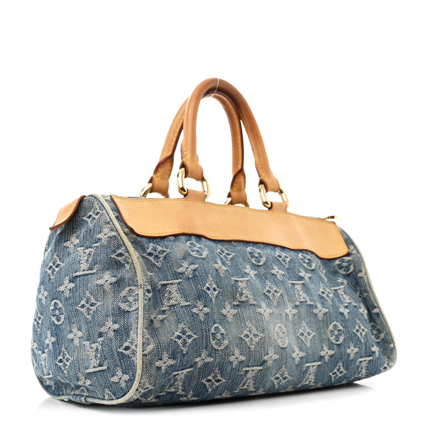Louis Vuitton Monogram Denim Neo Speedy Blue 3 of 12