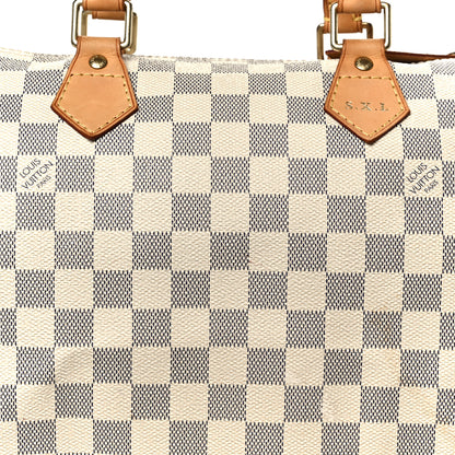 Louis Vuitton Damier Azur Speedy 30 7 of 11