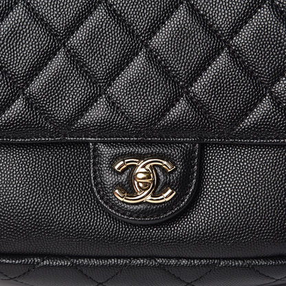 Chanel Caviar Quilted CC Day Camera Case Black 10 of 13